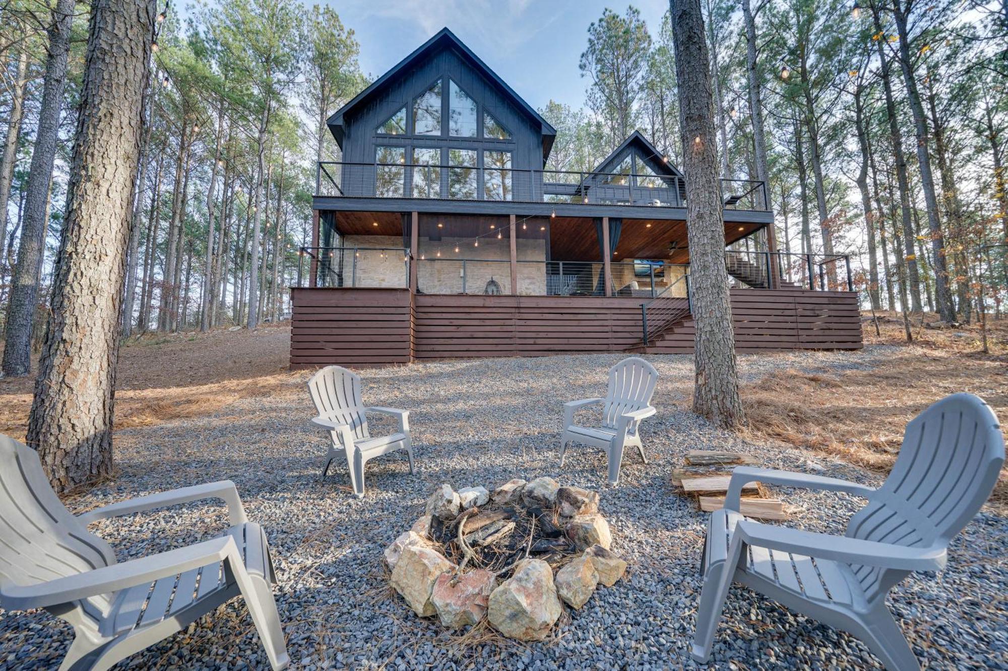 Luxury Broken Bow Cabin With Hot Tub On 3 Acres! Villa Exterior photo